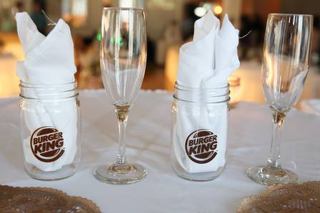 Detalhes da decoração do casamento
