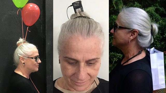 Processo criativo: Vera Holtz diverte seguidores com objetos na cabeça