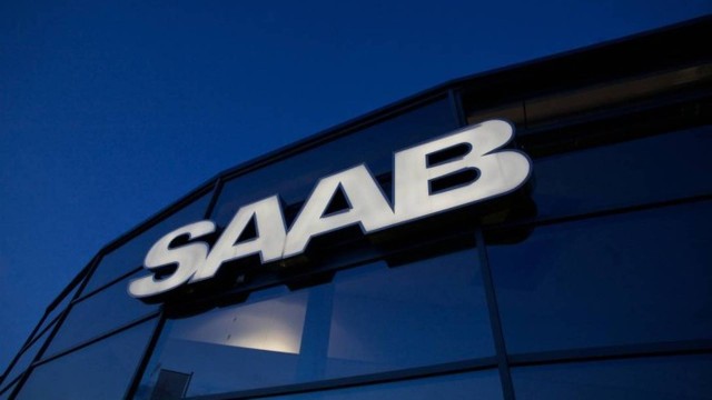 Outros tempos: frente de uma antiga concessionária da Saab na Suécia