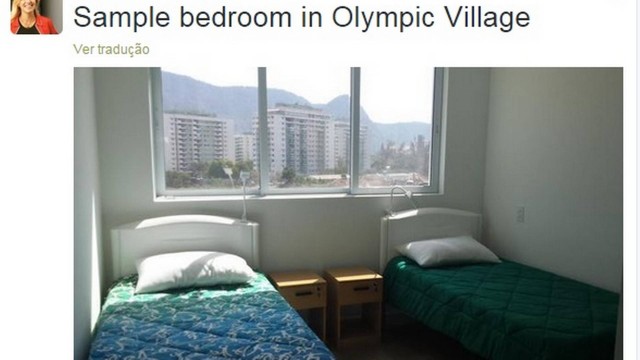 Chefe de missão da Austrália publicou imagens internas dos quartos dos atletas na Vila Olímpica da Rio-2016