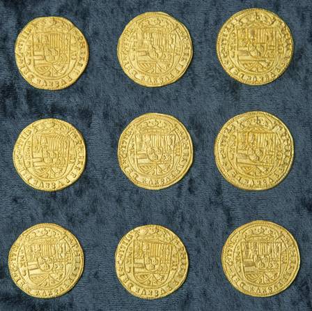 As moedas de ouro valem cerca de R$ 16 milhões