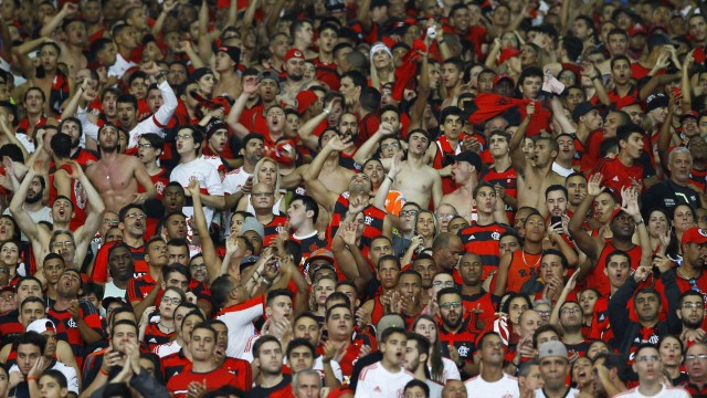 Torcida do Flamengo compareceu em peso no clássico