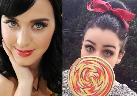 Katy Perry e Paola: semelhanças