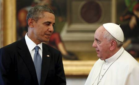 Depois de encontrar Barack Obama no Vaticano, Papa Francisco vai voltar a encontrar o presidente americano na capital dos Estados Unidos