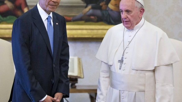 Em março de 2014, Barack Obama encontrou o Papa Francisco no Vaticano: agenda agora vai ser política