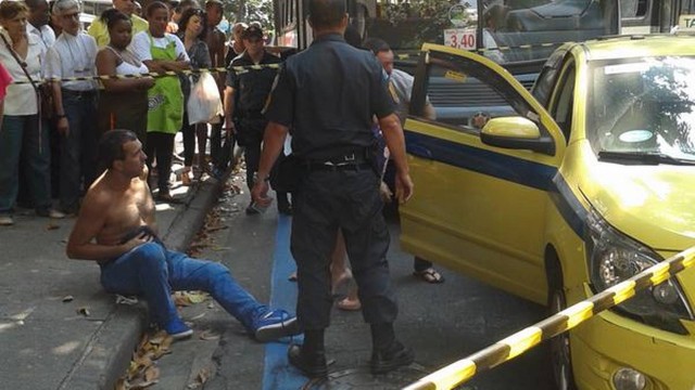 Motorista de ônibus esfaqueia taxista durante um briga de trânsito em Ipanema