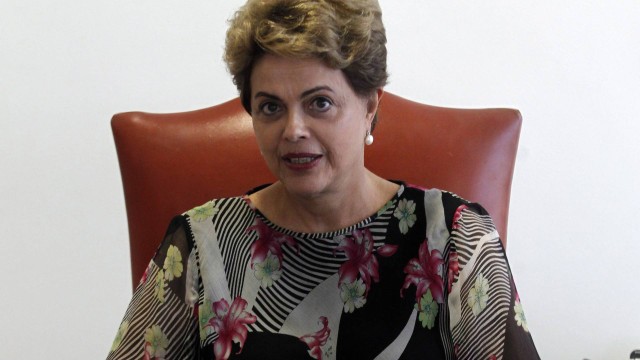 A presidente Dilma Rousseff, durante entrevista em Nova York