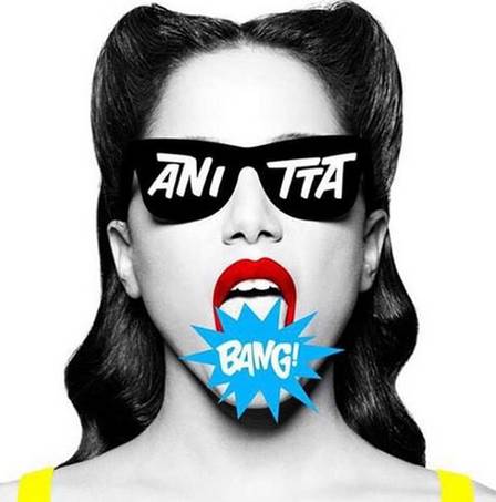 Anitta mostra a capa de seu novo disco, 