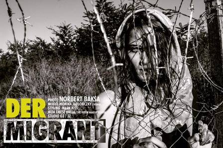 Norbert Baksa fez um ensaio fotográfico inspirado em imigrantes