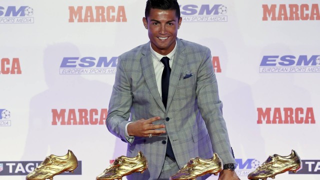O atacante Cristiano Ronaldo, do Real Madrid, é o jogador mais bem pago da Espanha