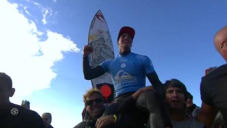Gabriel Medina é campeão da etapa de Hossegor, na França, no Mundial de Surfe