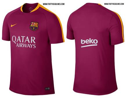 Novos uniformes de treino do Barça
