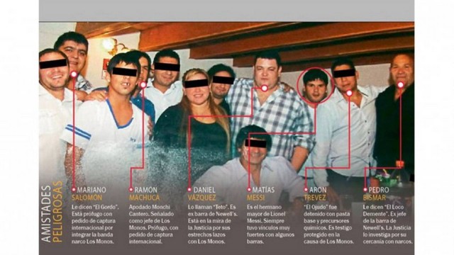 Irmão mais velho de Lionel Messi, Matias,aparece em foto com traficantes argentinos