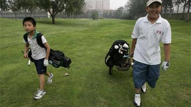 Na China, o golfe é um esporte que representa sociabilidade