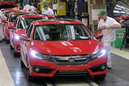 Honda Civic em produção no Canadá -