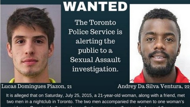A polícia do Canadá acusou Lucas Piazon e Andrey, do Botafogo, de suposto crime sexual