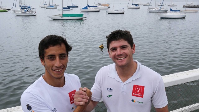Gabriel Borges e Marco Grael são parceiros há três anos e estão garantidos na Rio 2016