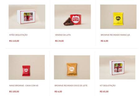 Site do BDL tem 14 variedades de produtos e kits à venda