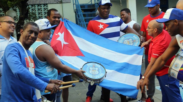 Cubanos da luta olímpica estão hospedados em um hostel no Rio
