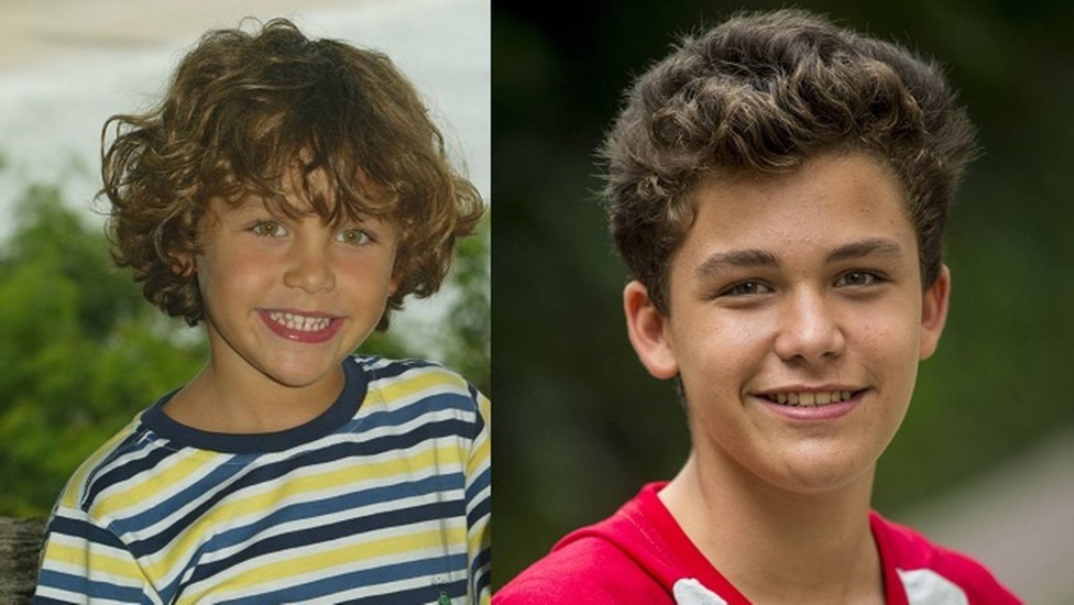 Gabriel Kaufmann tinha 4 anos quando fez "Páginas da vida" (2002). Aos 15, ele que esteve "Malhação - Seu lugar no mundo" (2015), continua na temporada atual