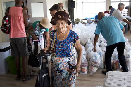 Judith Farias, de 93 anos: renda de R$ 900