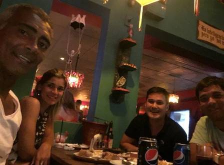Casal jantou com amigos no Rio