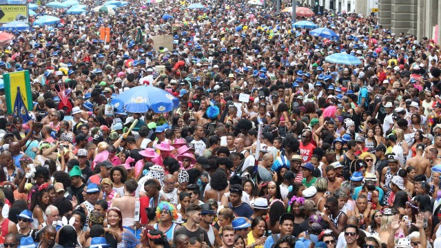 Desfile do Bola Preta, no Centro do Rio