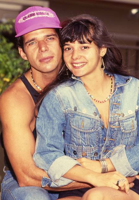 Raul Gazolla e Daniela Perez, que foi assassinada em 1992