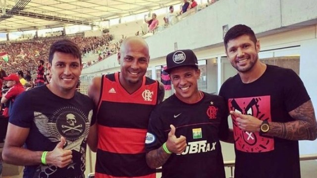 Rodrigo Arroz, Souza, Leandro Sapucahi e Fábio Luciano