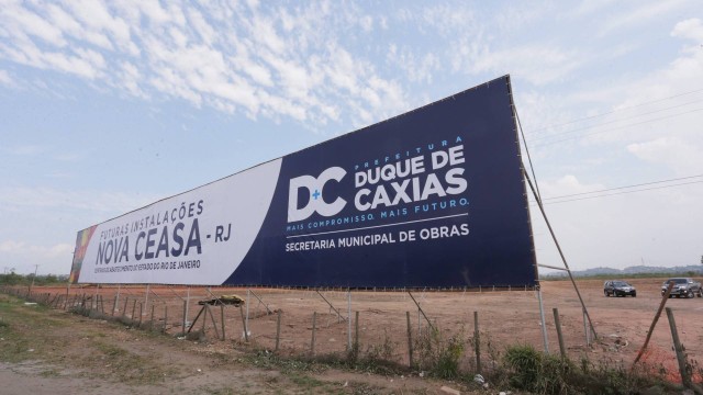 Nova Ceasa fica às margens da Rodovia Washington Luiz entre os bairros de Jardim Gramacho e Campos Elíseos