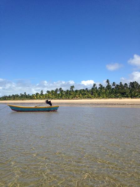 Praia de Guaiú na maré baixa