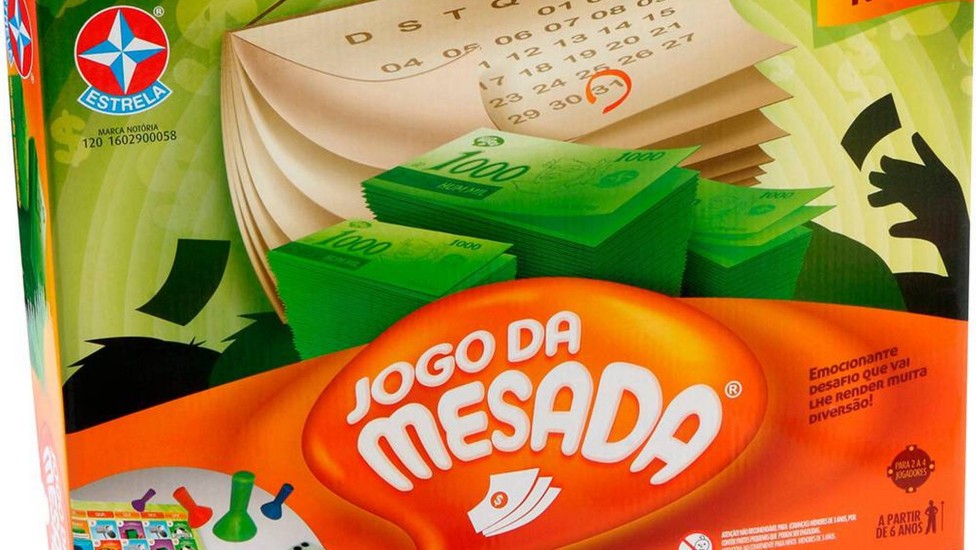 Na Ri Happy do São Gonçalo Shopping, o Jogo da Mesada, indicado para crianças a partir dos 8 anos, custa R$ 69,99.