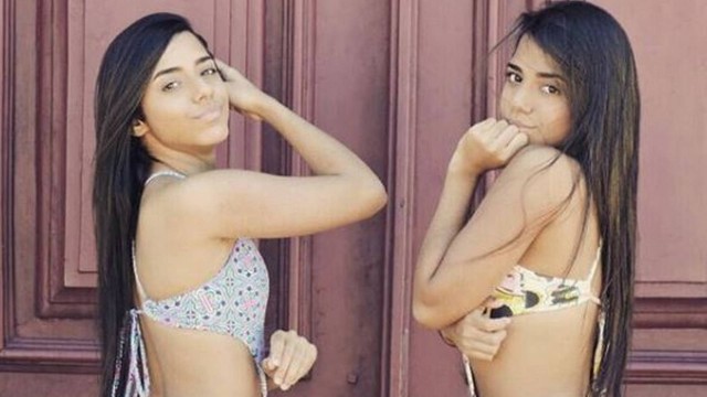 Mariely Santos, à esquerda, e Mirella Santos: as Gêmeas Lacração