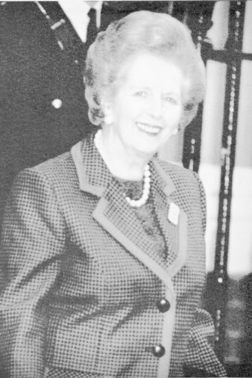 Margaret Thatcher, primeira-ministra britânica durante a Guerra das Malvinas