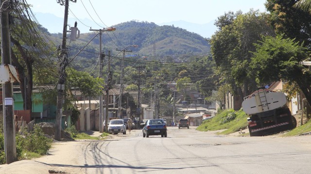 Estrada das Palmeiras, onde vítimas foram baleadas.