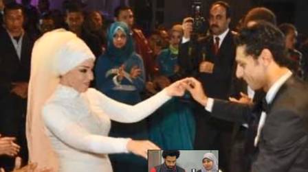 Salah e a mulher Magi: casamento discreto em 2013