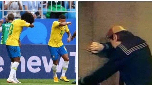 Pelo Twitter, internautas sugeriram que Neymar imitou o gesto do personagem Kiko