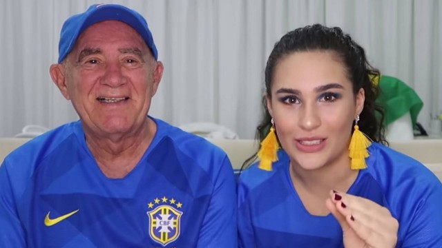 Renato Aragão e Livian Aragão comentam sobre a Copa do Mundo