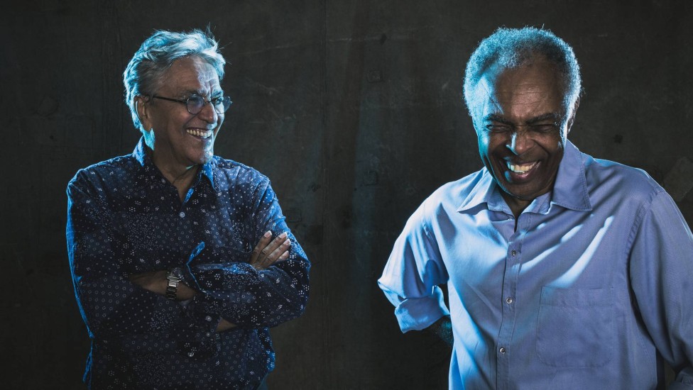 Caetano Veloso e Gilberto Gil em fotos para a turnê 'Dois amigos - Um século de histórias'