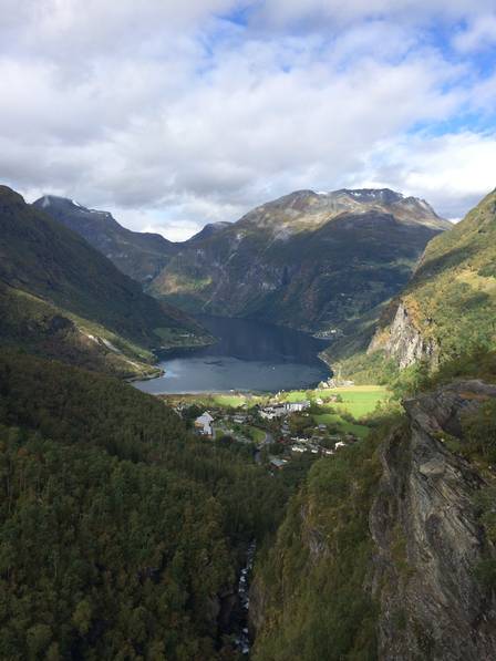 A bucólica paisagem norueguesa