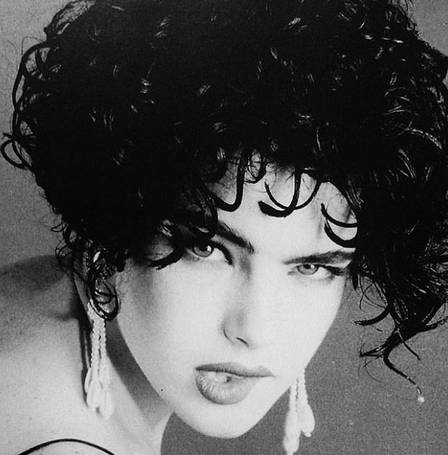 A atriz numa foto de 1988