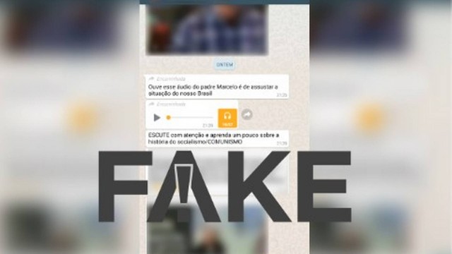 Mensagem que circula no Whatsapp e atribuí áudio ao padre Marcelo Rossi é falsa