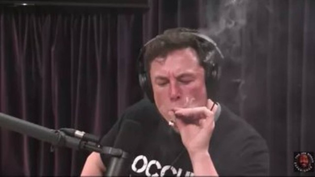 Elon Musk fuma maconha em podcast