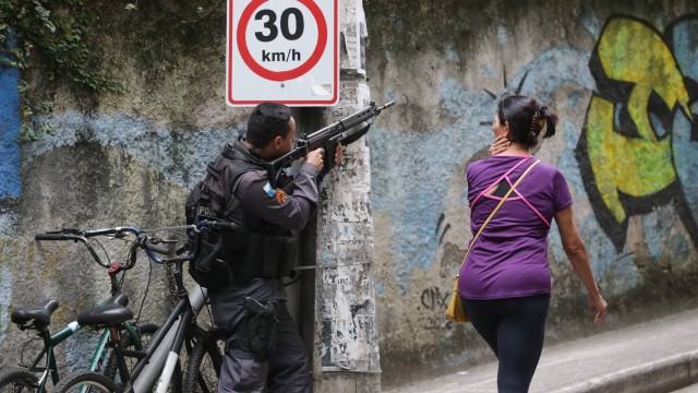 Policiamento foi reforçado no Morro Chapéu Mangueira e nos acessos