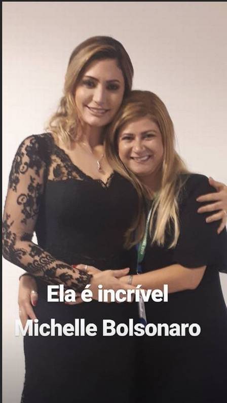 Zeni Meirelles fez o visual de Michelle Bolsonaro