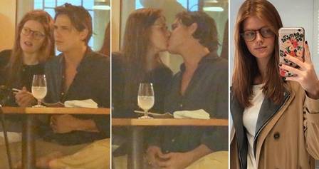 Rômulo Arantes é fotografado beijando a modelo argentina Sonia Vasena Potocki