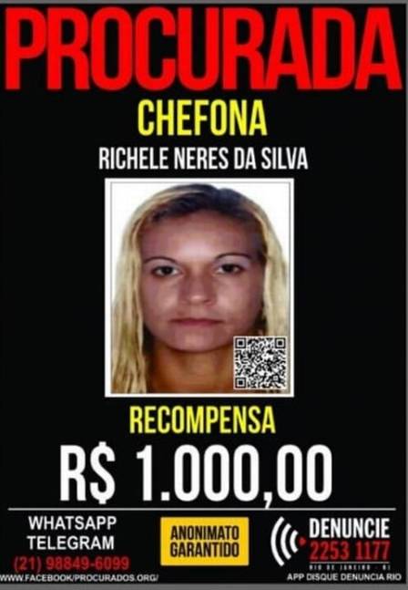 Richele Neres da Silva, a Chefona, de 41 anos, é a mãe de Charlinho