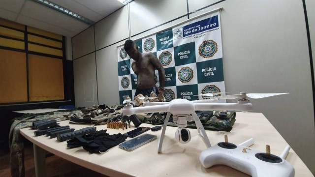 Zulu foi preso com drone.
