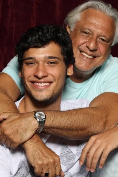 Ator Antônio Fagundes e seu filho, Bruno