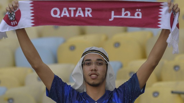 Torcedor adotou o Qatar no Maracanã vazio